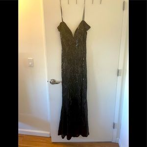 Black Magic Sequin Dress Sz L